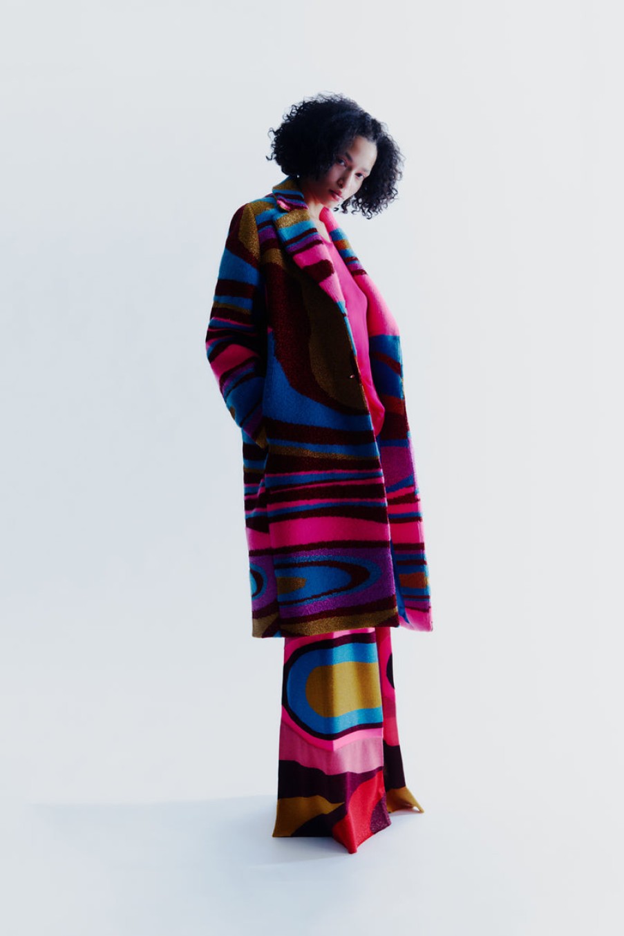 circus hotel Patterned Coat Multicolor | Outerwear