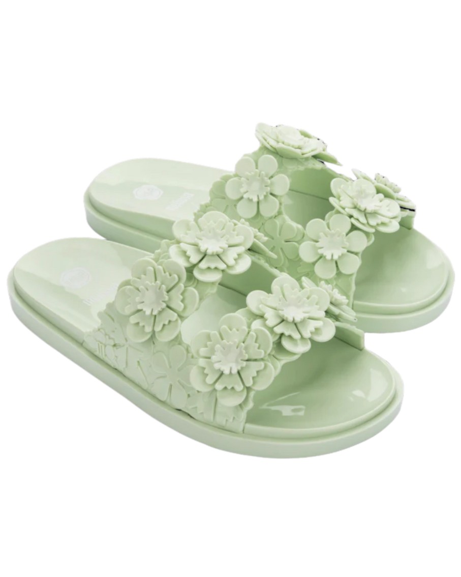 Viktor&Rolf Melissa Blossom Slide Green | Sandals