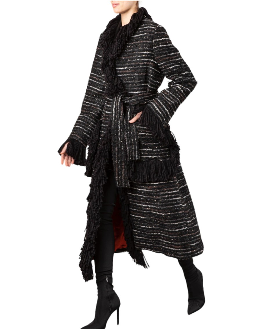 De'Hart Boucle Glitter Coat | Outerwear