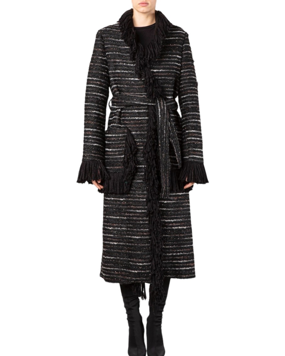 De'Hart Boucle Glitter Coat | Outerwear