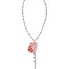 Radá Rose Brass Strass Necklace Nude | Necklaces