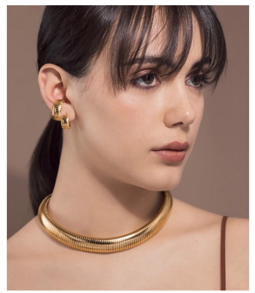 Federica Tosi Cleo Ear Cuff Gold Plated | Earrings