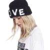 House Of Mua Mua Love Beanie Black | Hats