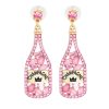 MdL Champagne Pink Crystal Earrings | Earrings