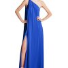 Halston Andra Stretch Gown Blue | Occasionwear