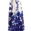 Co.Go Silk Skirt White/Blue | Skirts