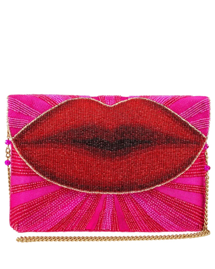 Mary Frances Smooch Lip Crossbody Clutch | Bags