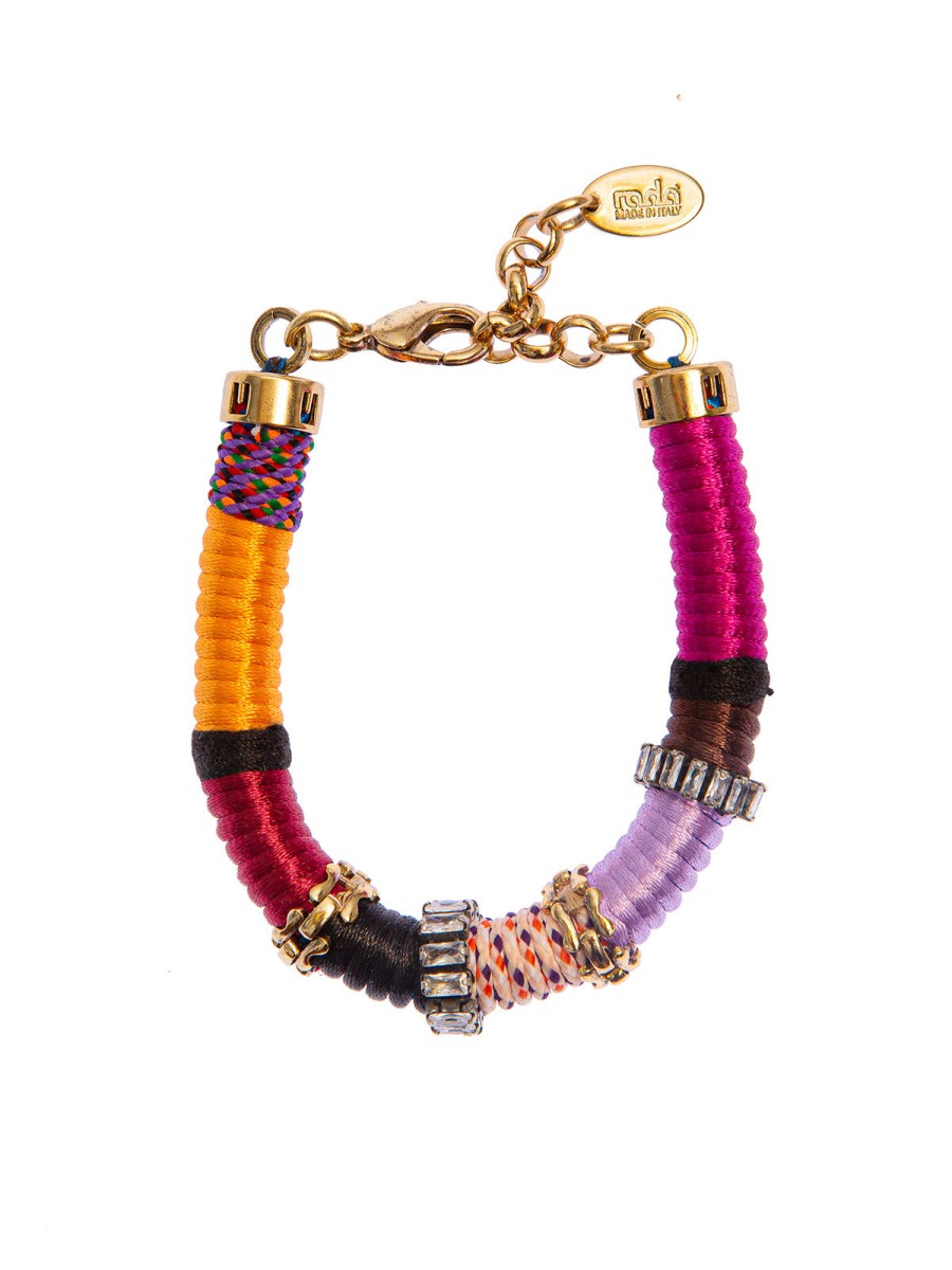 Radá Brass Bracelet Pink Multicolor | Bracelets