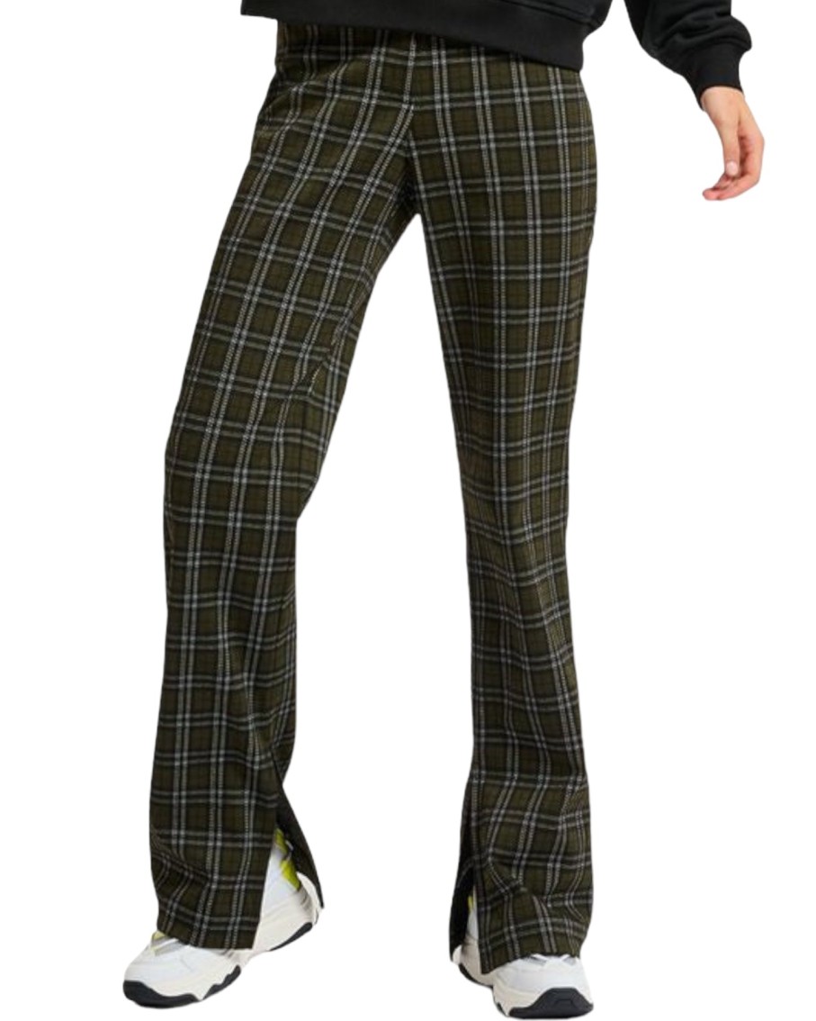 ESSENTIEL Cold Check Pants Khaki | Businesswear