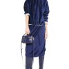 TELA Thea Top And Timber Skirt Velvet Tracksuit Blue | Businesswear