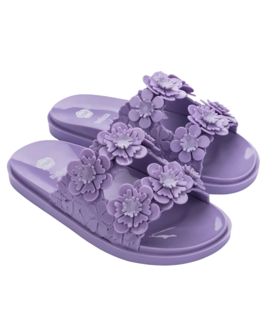 Viktor&Rolf Melissa Blossom Slide Lilac | Sandals