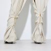 SemiCouture Justine Pants With Zipper Detail Stone Beige | Businesswear