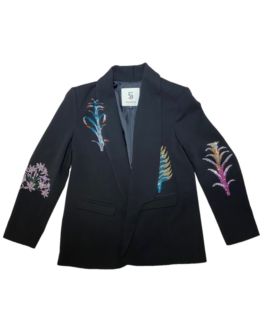 5 Progress Pineapple Blazer Black | Blazers