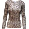 Alessandra Gallo Violet Sequin Blouse Camouflage | Occasionwear