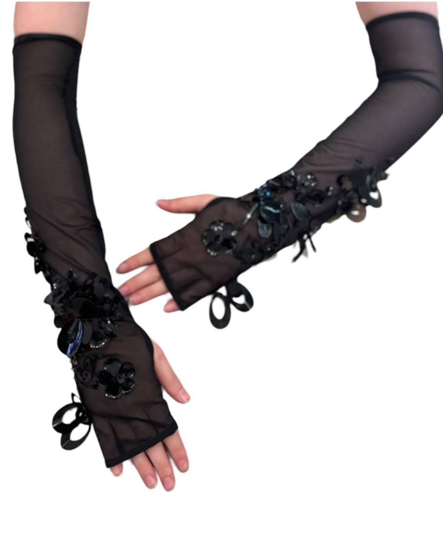 TELA Carota Mesh Gloves Black | Gloves