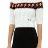 Philosophy Di Lorenzo Serafini Lightning Croped Knit White | Knitwear