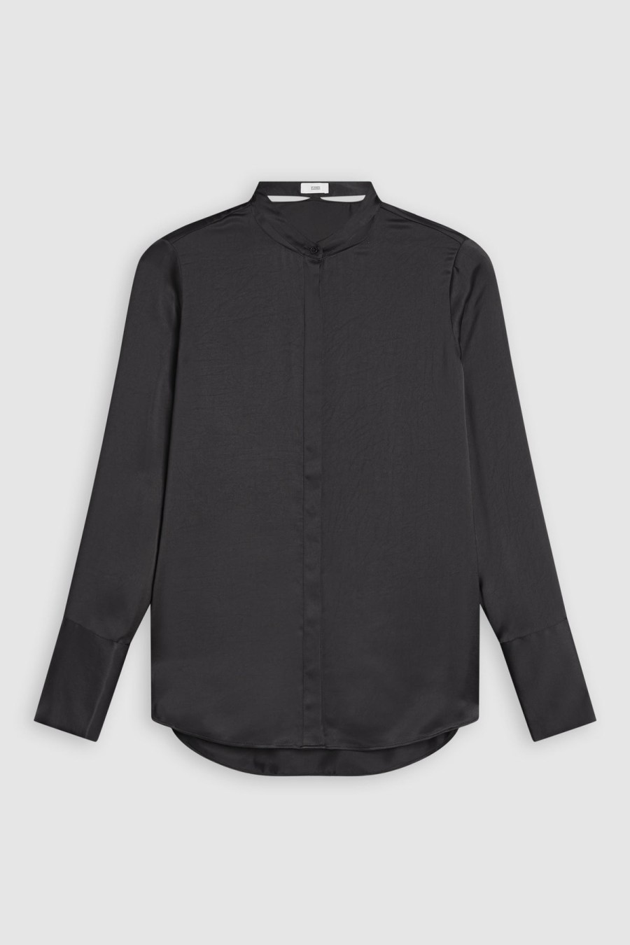 CLOSED Cut-Out Drape Twill Shirt Black | Businesswear