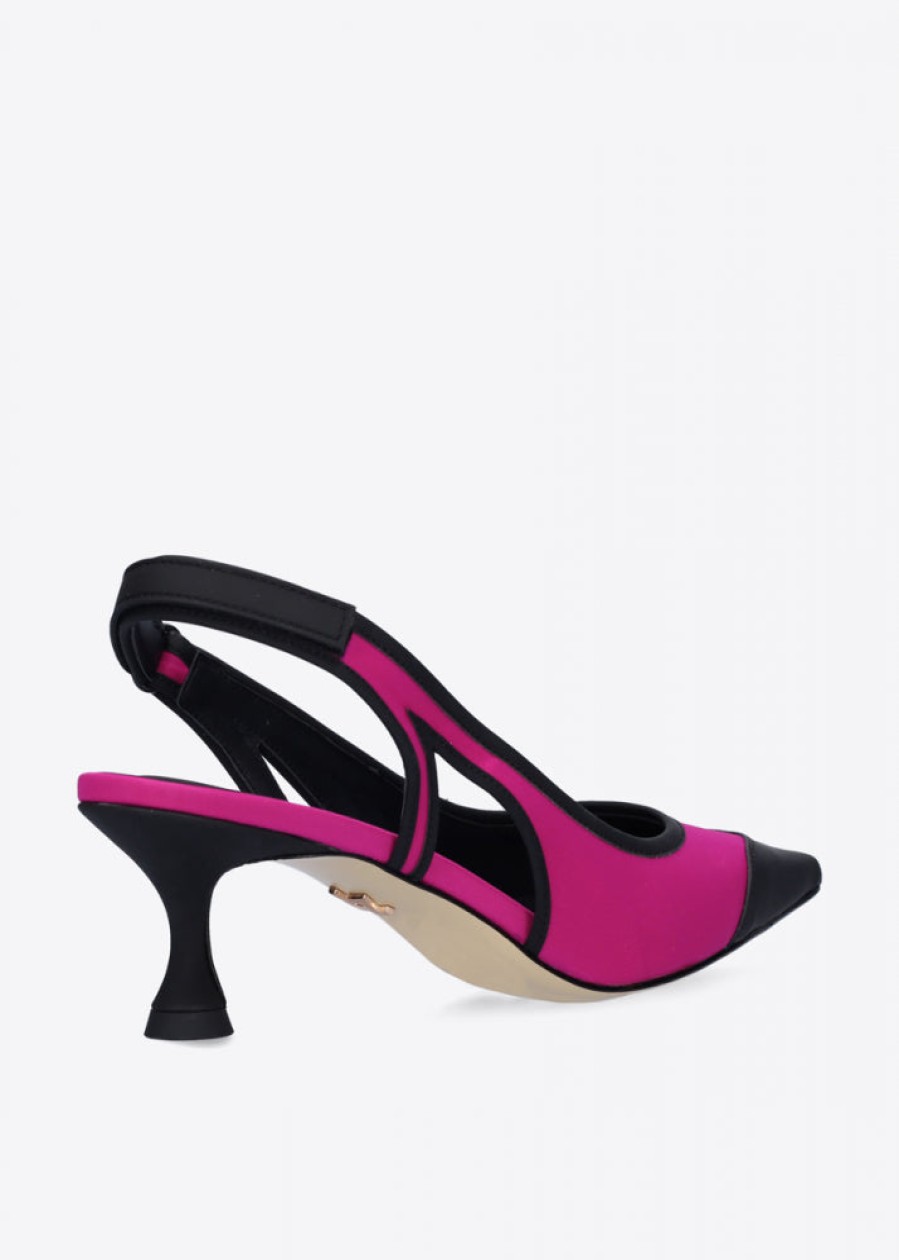 Lola Cruz Adro Pumps Pink/Black | Flats