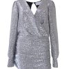 Alessandra Gallo Zoe Sequin Mini Dress Silver | Dresses & Jumpsuits