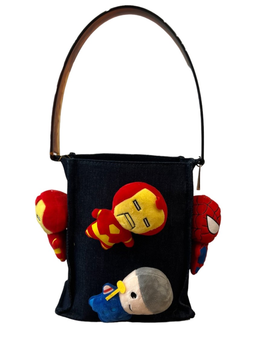 La Milanesa Toys Bag Hero Dark Blue Denim | Bags