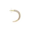 Federica Tosi Milla Single Crystals Pave Earrings Gold | Earrings