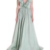 Co.Go Notte V-Neck Dress Mint | Occasionwear