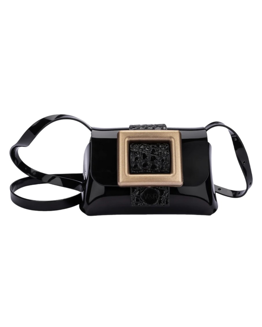 Viktor&Rolf Mini Cross Buckle Up Bag Black | Occasionwear