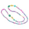 MdL Stone Pearl Necklace Multicolor | Necklaces