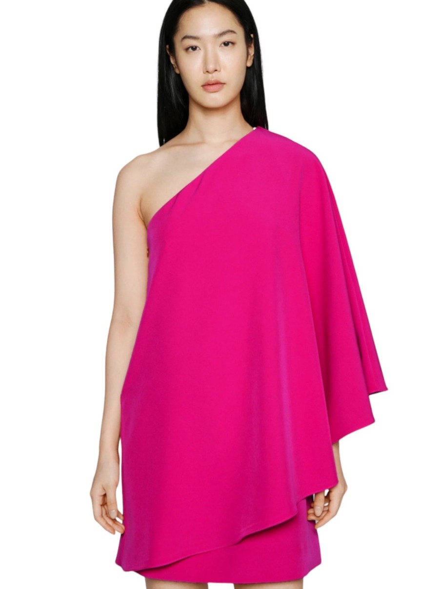 Halston One Shoulder Dress Pink | Dresses & Jumpsuits