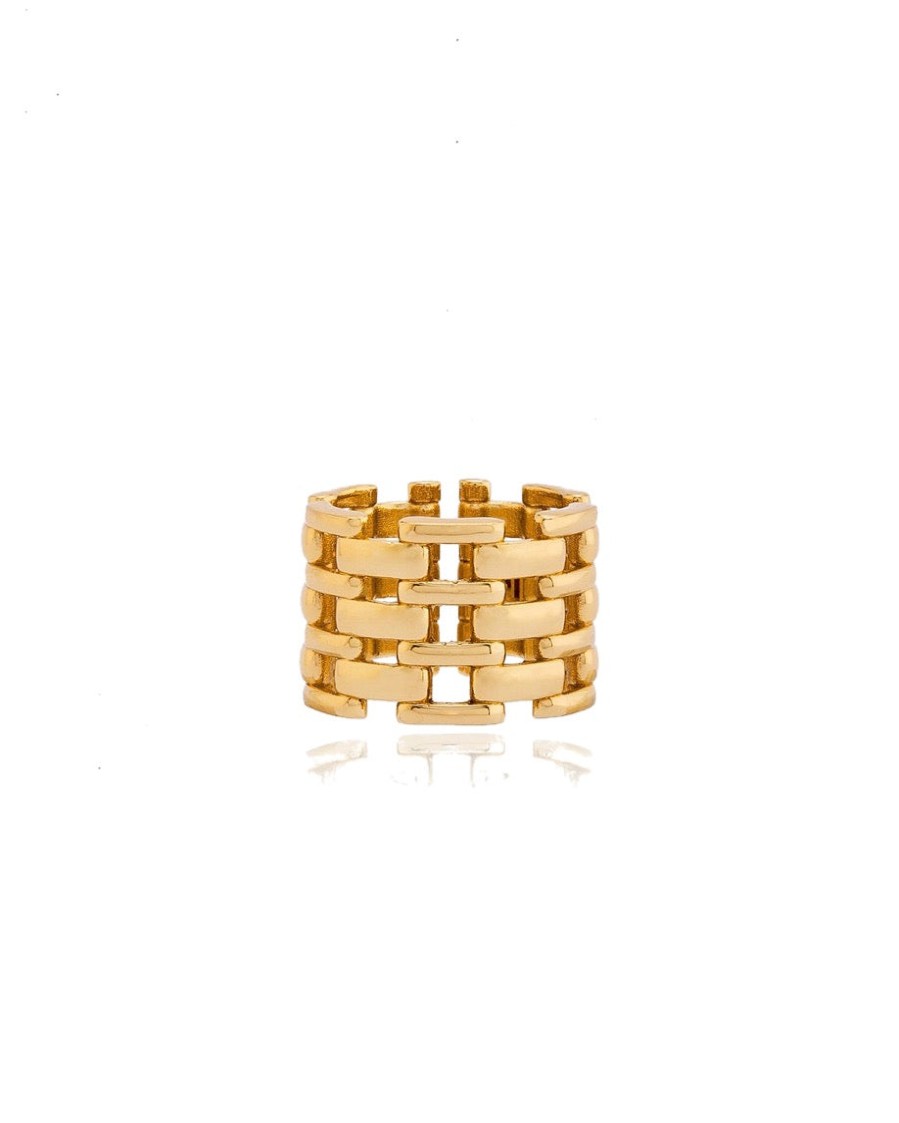 Federica Tosi Dalia Gold Plated Ring | Rings