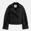 ESSENTIEL Eyvette Jacquard Jacket Black | Jackets