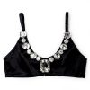 Radá Glass Stone Bra Top Black | Tops