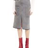 TELA Nespola Soft Denim Skirt Grey | Skirts