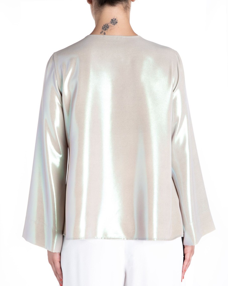 Co.Go Luce Blouse Aqua | Shirts & Blouses