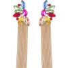 MdL Half Flower Multicolor Earrings | Earrings