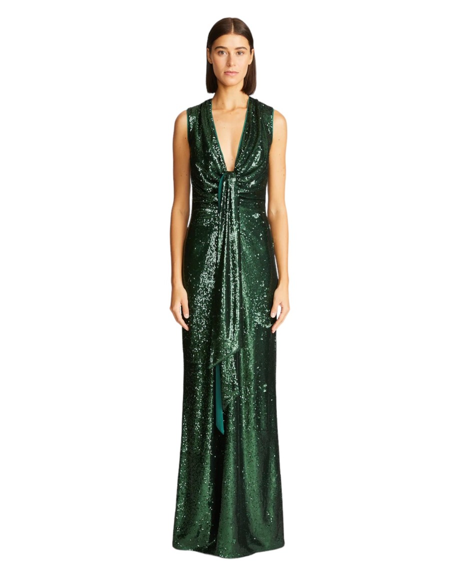 Halston Magdalena Gown In Sequin | Dresses & Jumpsuits